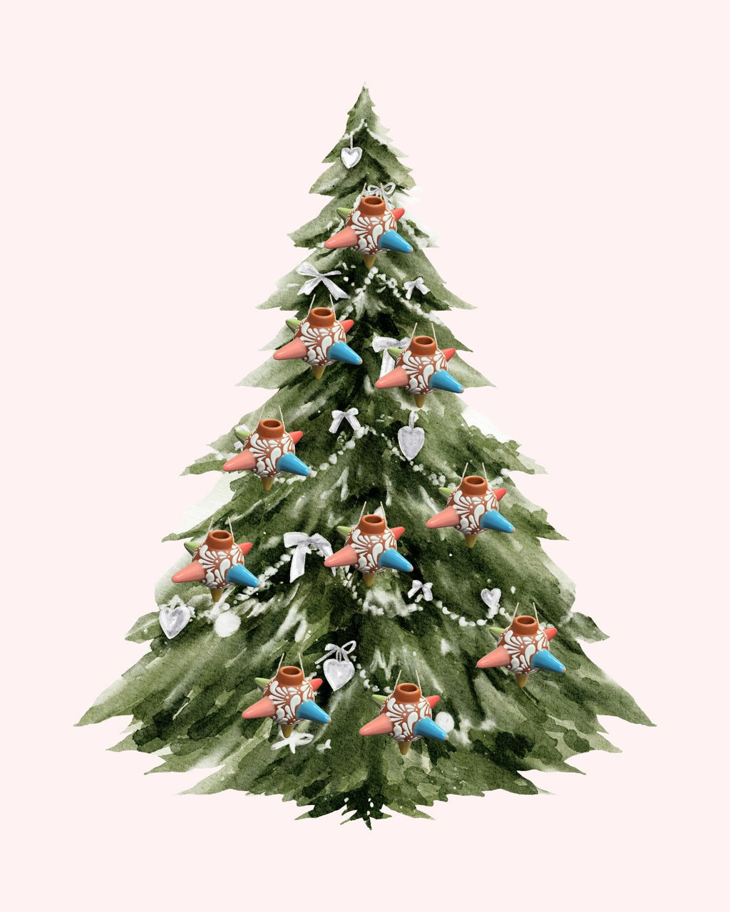 Piñata de Barro Ornament